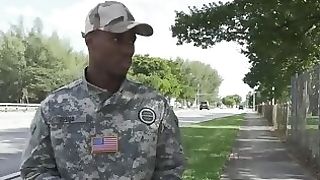 Blondes Control Army Soldier Wanna-be